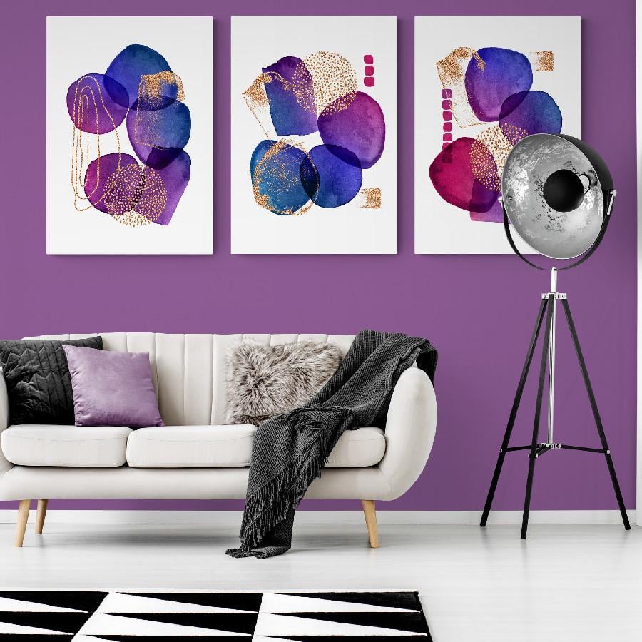 Картина модульная абстракция 3 модуля (mka23-7)