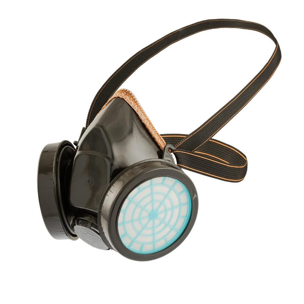 Респиратор-полумаска противопылевой MasterTool FFP1 R EN 149 с 2 сменными фильтрами P1 (82-0185)