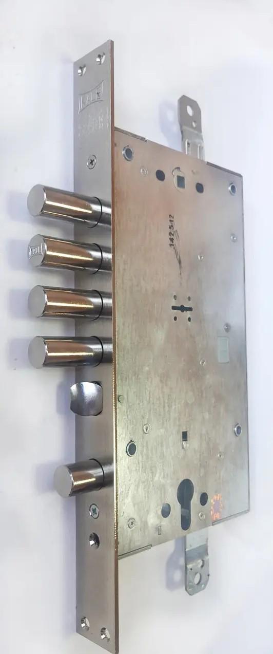 Замок 456 L двухсистемный хром 5 ключей (1-30175) - фото 5 Замок 456 L двухсистемный хром 5 ключей (1-30175) - фото 5