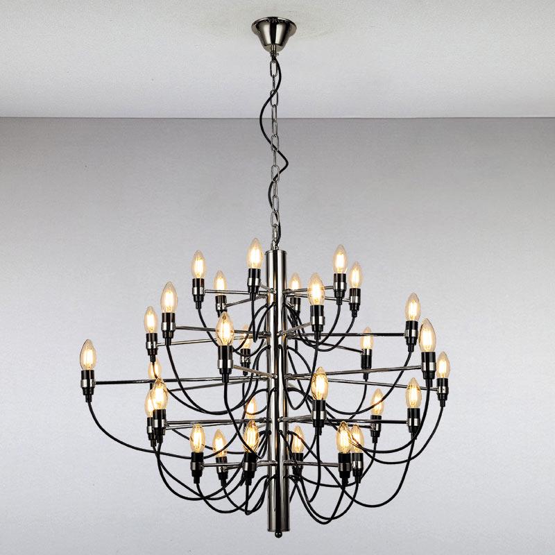 Люстра подвесная свечи Light House LS-13380-30 CH Хром