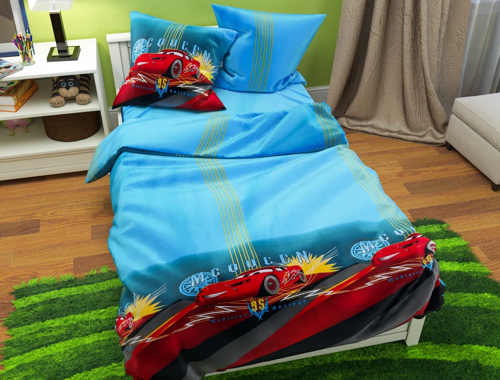 Комплект постельного белья детский ТМ Черешенька из Бязи Gold 150х220 cм (40043)