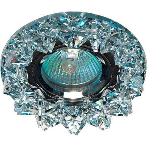 Точечный светильник врезной Feron CD2542 MR16 GU5.3 50W круг Прозрачный (03630)