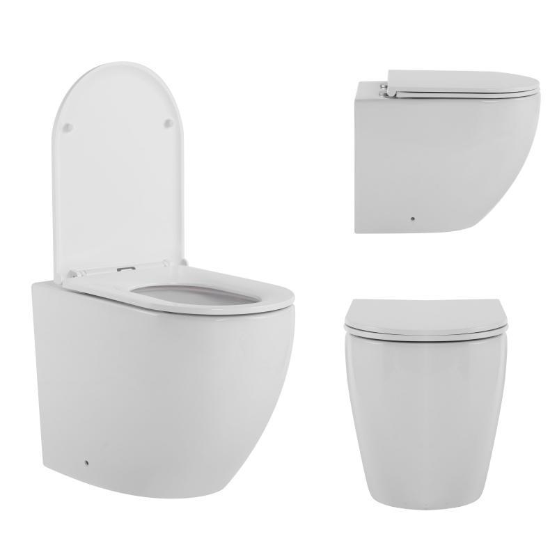 Унитаз напольный Qtap QT13223381AW Robin безбачковый Ultra Quiet безободковый безободковый с сиденьем Soft-close White (SD00052587) - фото 5 Унитаз напольный Qtap QT13223381AW Robin безбачковый Ultra Quiet безободковый безободковый с сиденьем Soft-close White (SD00052587) - фото 5