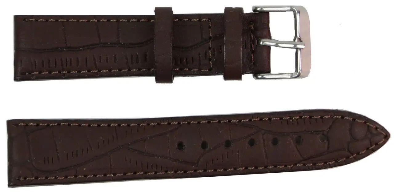 Ремінець для годинника Mykhail Ikhtyar Ш 20 мм Коричневий (S20-518S brown) Ремінець для годинника Mykhail Ikhtyar Ш 20 мм Коричневий (S20-518S brown)