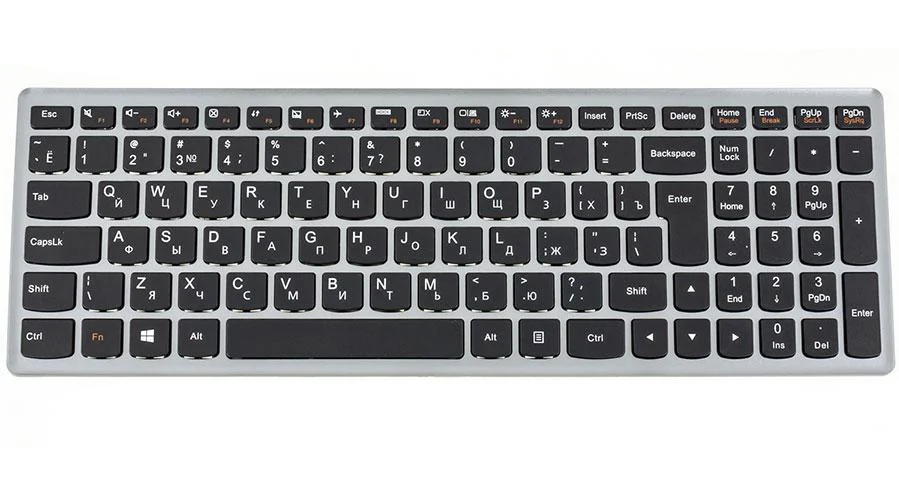 Клавиатура для ноутбука Lenovo IdeaPad P500 Черный (181915)