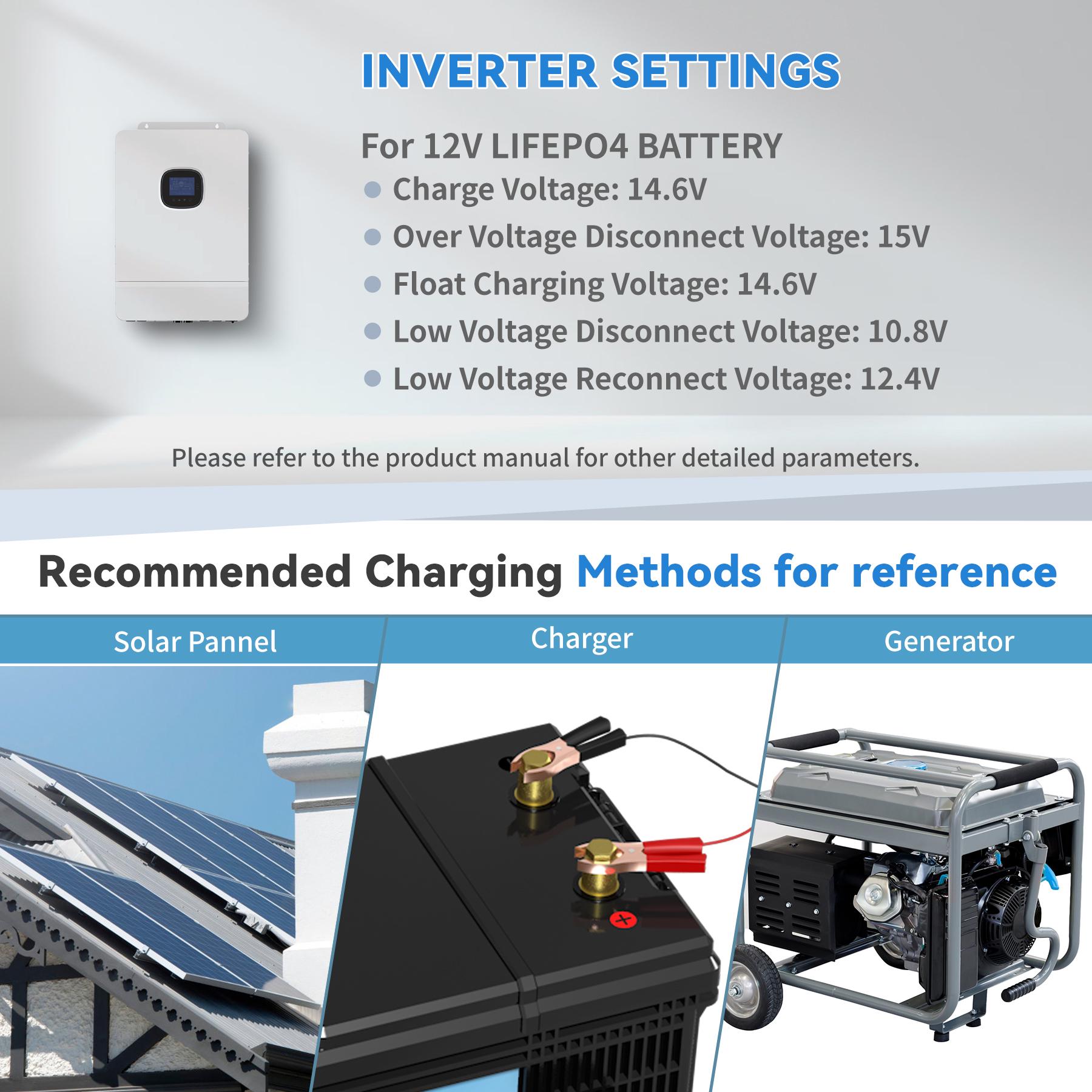 Акумулятор Kepworth LiFePO4 12V 200Ah 2560W Smart Bluetooth із зарядним пристроєм BMS (K12200999) - фото 7