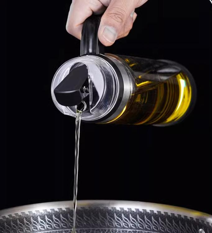 Бутылка для масла и уксуса с дозатором стеклянная 650 мл с мерной шкалой (ОДКБ-937-3) - фото 8