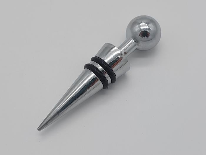 Пробка для вина и шампанского многоразовая нержавеющая сталь L 9 см (438598190) - фото 2