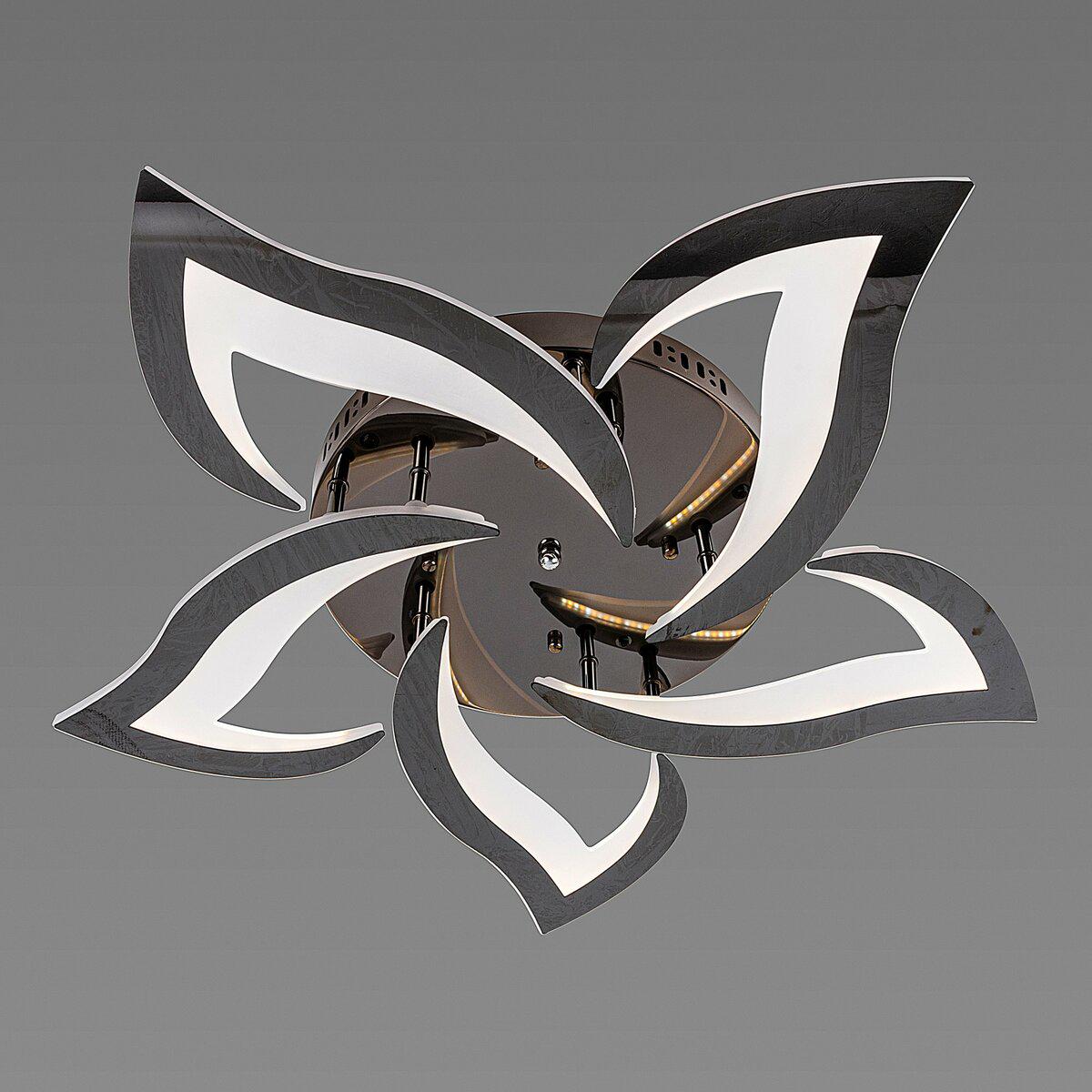 Люстра потолочная светодиодная Light House SRS-19794/5A 90W Хром