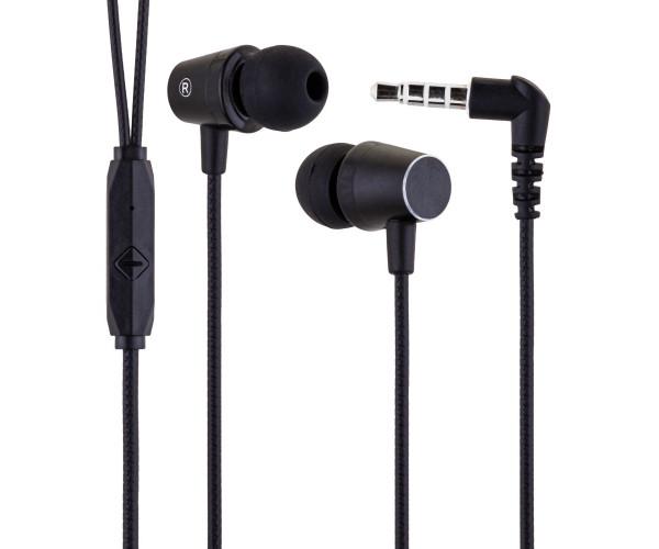 Наушники гарнитура вакуумные Hoco M79 Cresta Black