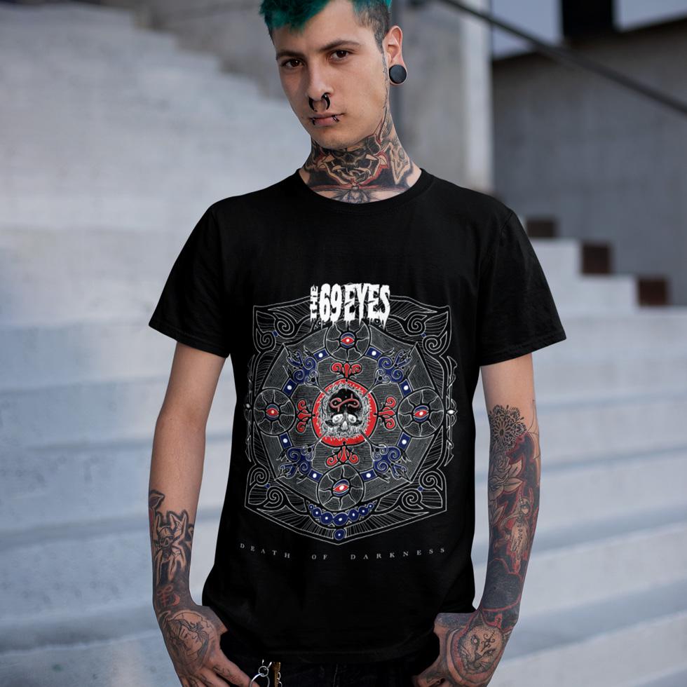Футболка унисекс The 69 Eyes Death of Darkness 4XL Черный (32698255)