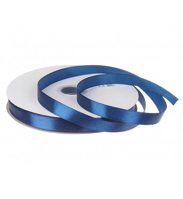 Лента атласная 1,2 см/91,4 м Темно-синий (120)