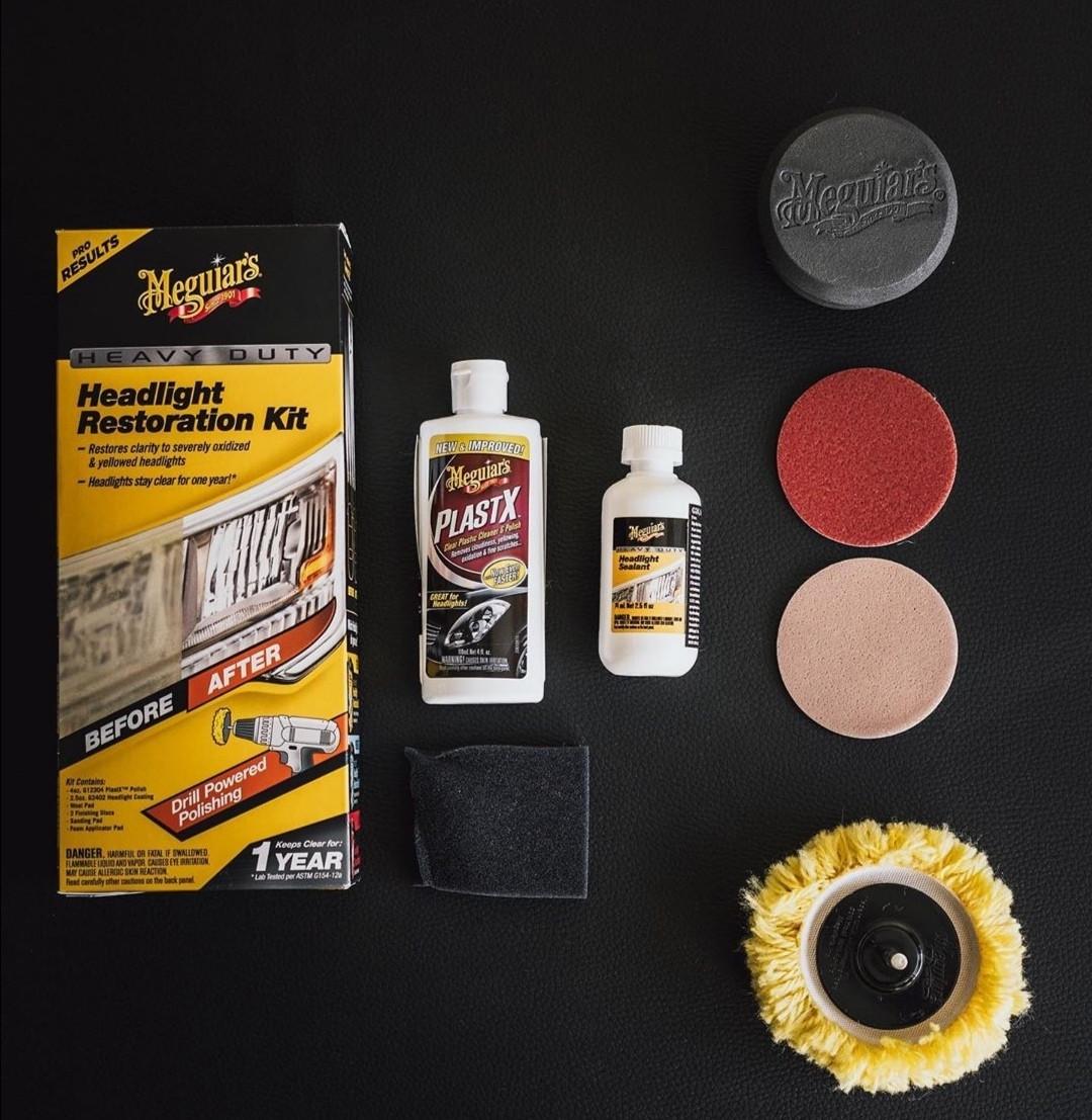 Набір для абразивного відновлення та захисту фар Meguiar's Heavy Duty Headlight Restoration Kit (683080949) - фото 5