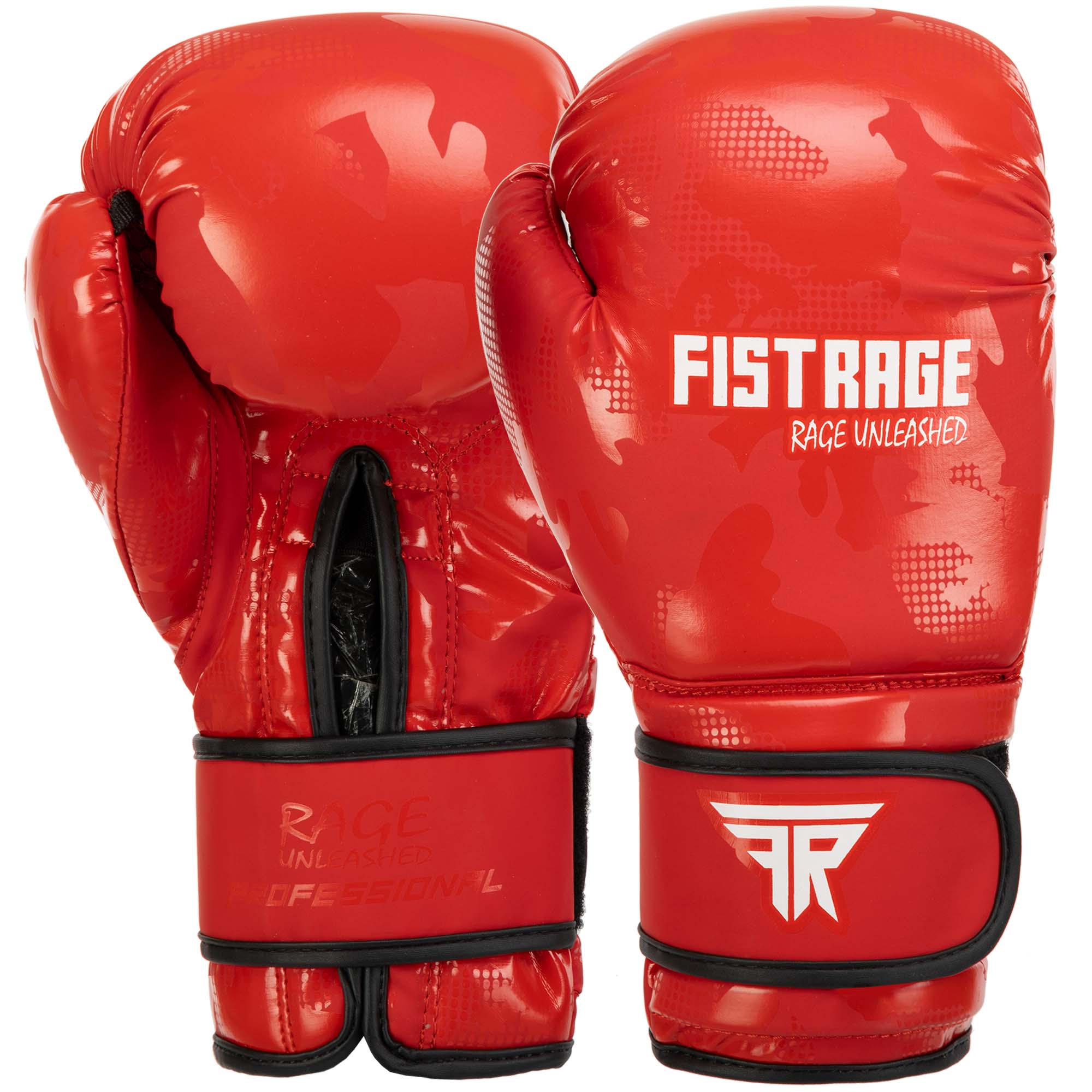 Перчатки боксерские FISTRAGE FLEX VL-5552 12 oz Красный (VL-5552_Красный_12_унции)