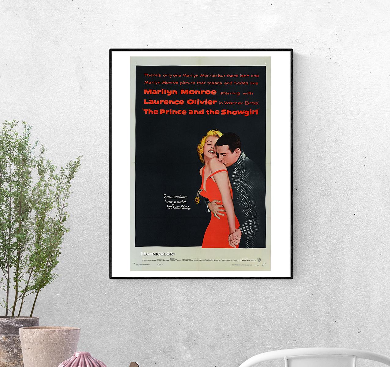 Постер Принц и танцовщица 1957 г. Режиссёр Лоуренс Оливье формат А-2 (Afisha2055006_Poster)