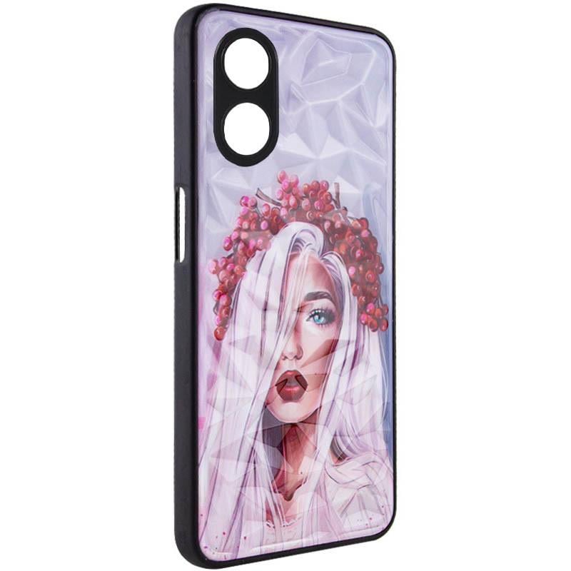 Протиударний TPU+PC чохол Prisma Ladies для Oppo A98 Ukrainian Girl