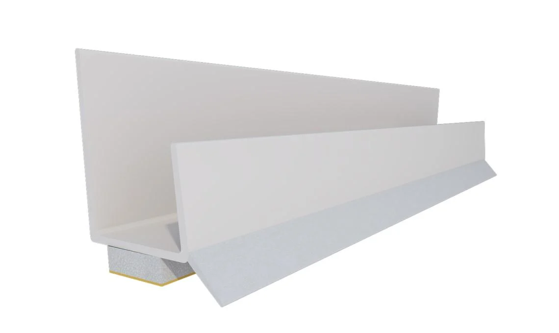 Профиль торцевой самоклеящийся под лгк с резиновой манжетой 12,5 мм 2,5 пог. м 40 шт. (30358482)