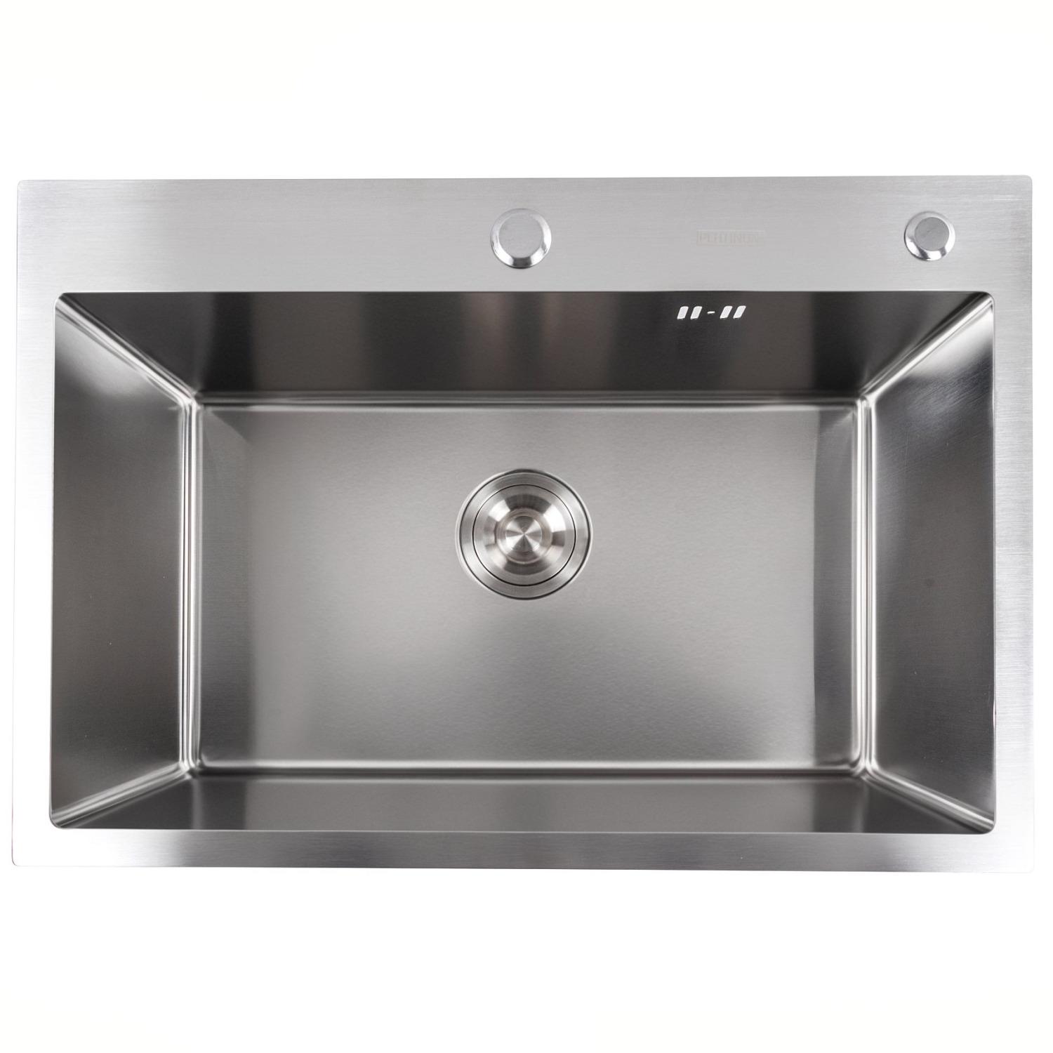 Мойка кухонная Platinum нержавеющая сталь PLS-A43348 650x450 мм прямоугольная 0,8 мм (235157) Мойка кухонная Platinum нержавеющая сталь PLS-A43348 650x450 мм прямоугольная 0,8 мм (235157)