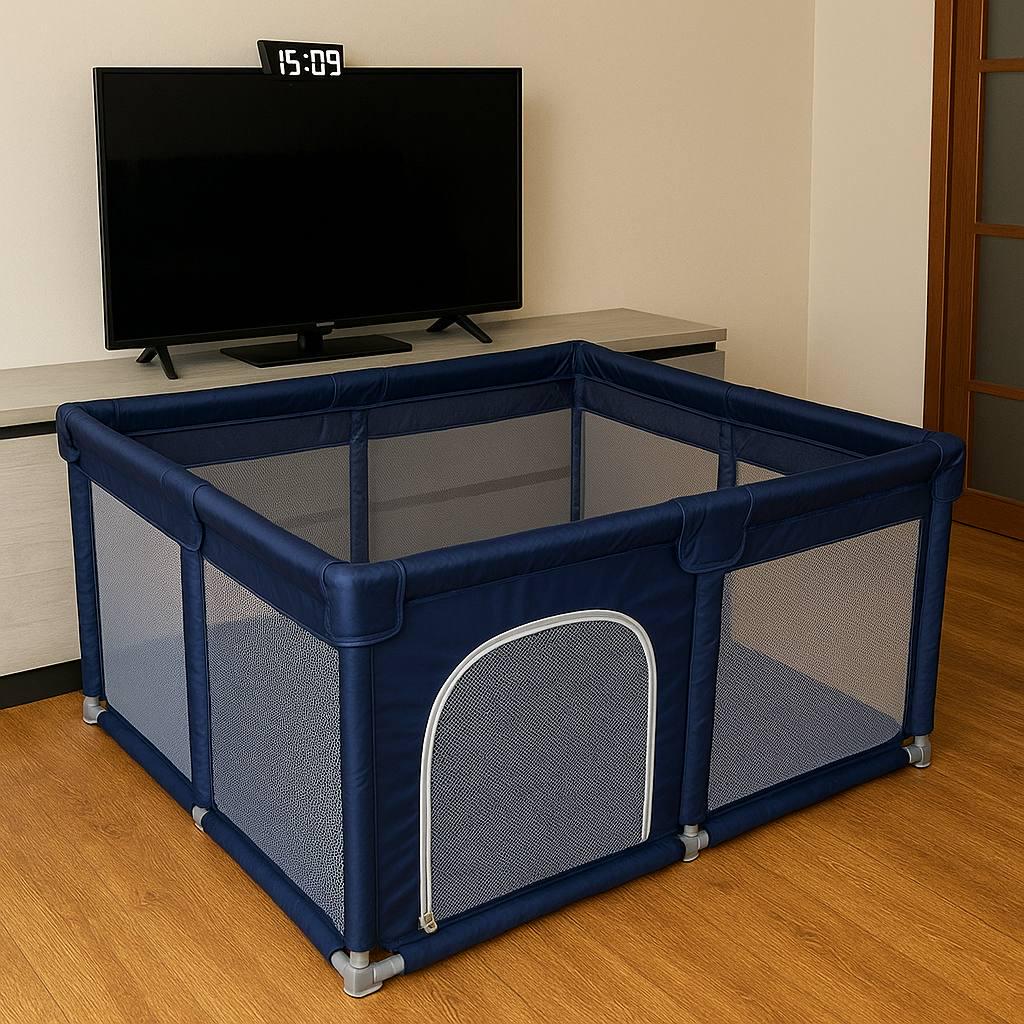 Манеж дитячий ігровий 120х120 см Синій (MG010) Манеж дитячий ігровий 120х120 см Синій (MG010)