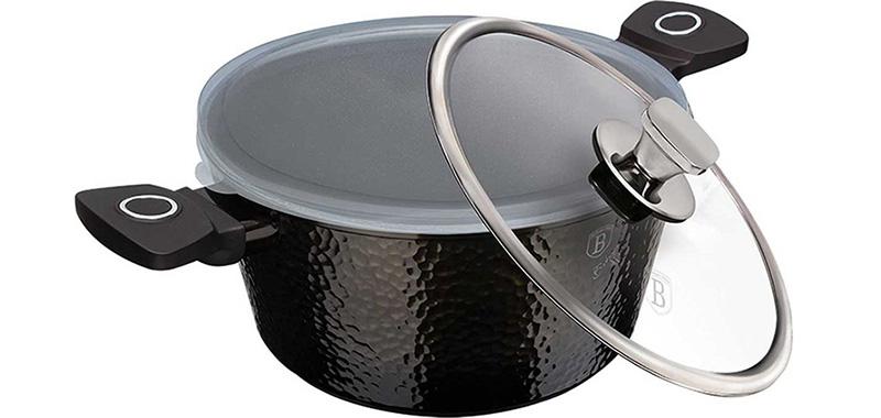 Каструля Berlinger Haus Primal-Gloss 2,5 л з титановим покриттям 2 кришки (BH-6571)
