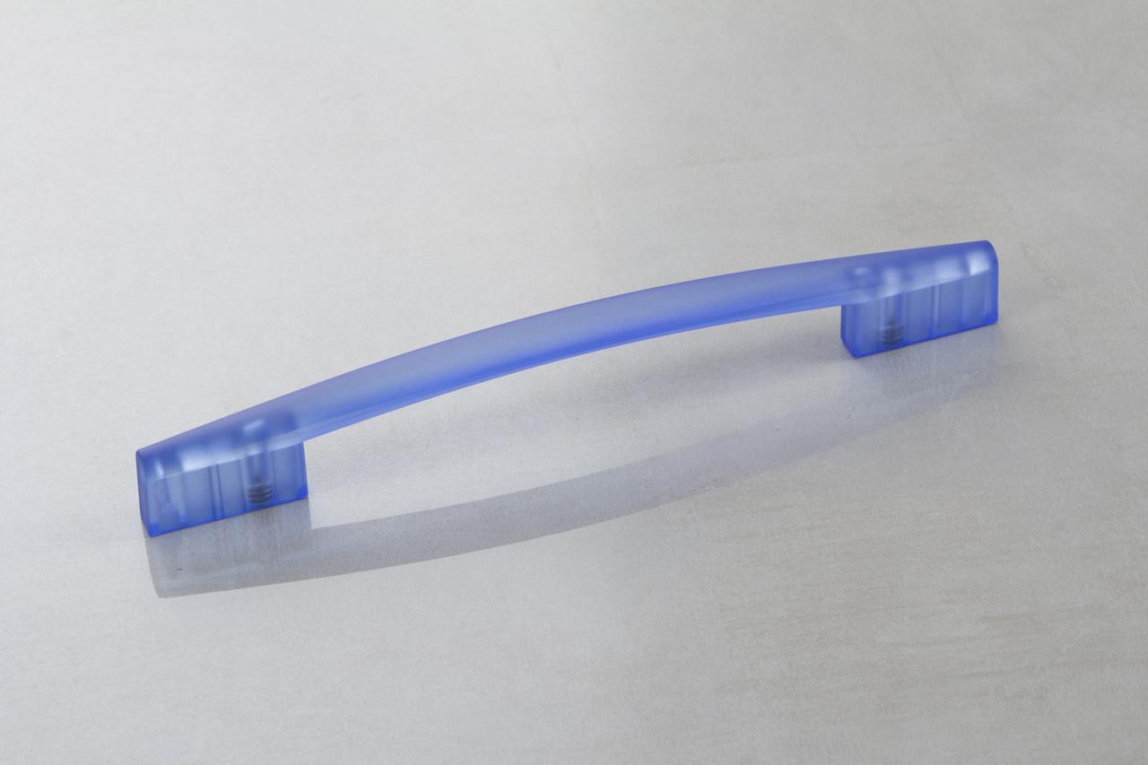 Меблева ручка Poliplast РП-19/160 Прозорий синій (16045)