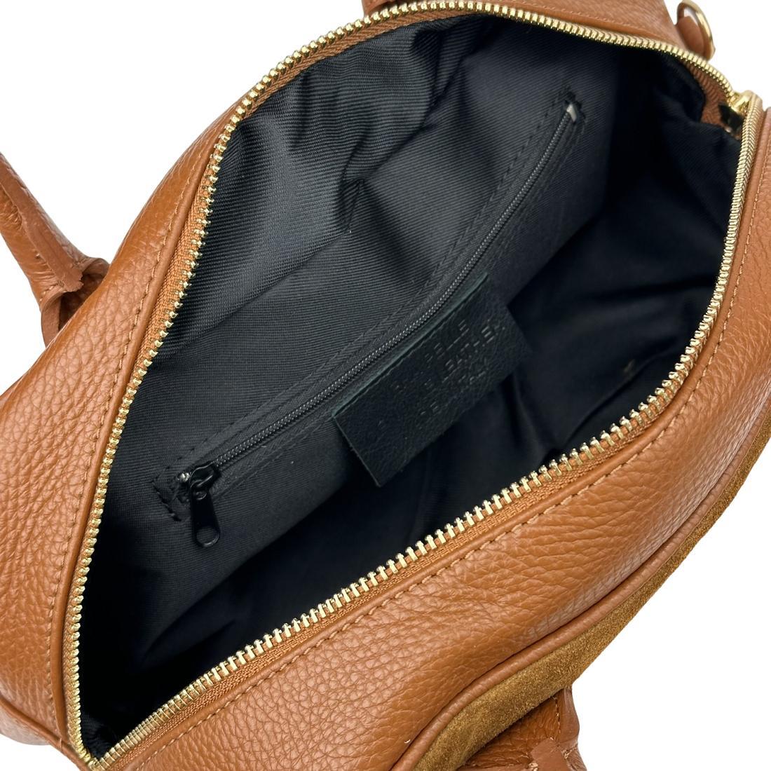 Жіноча сумка Royal Bag F-IT-3017C замшева Коричневий (8079) - фото 2 Жіноча сумка Royal Bag F-IT-3017C замшева Коричневий (8079) - фото 2