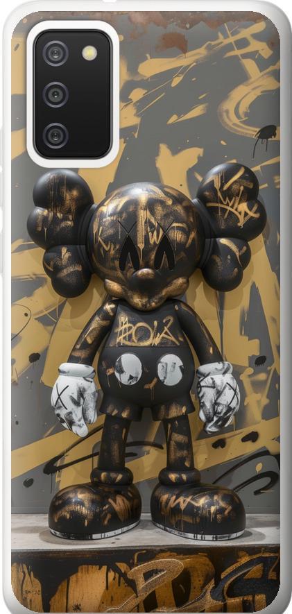 Чехол на Samsung Galaxy A02s A025F Bronze kaws (6097u-2203-42517)
