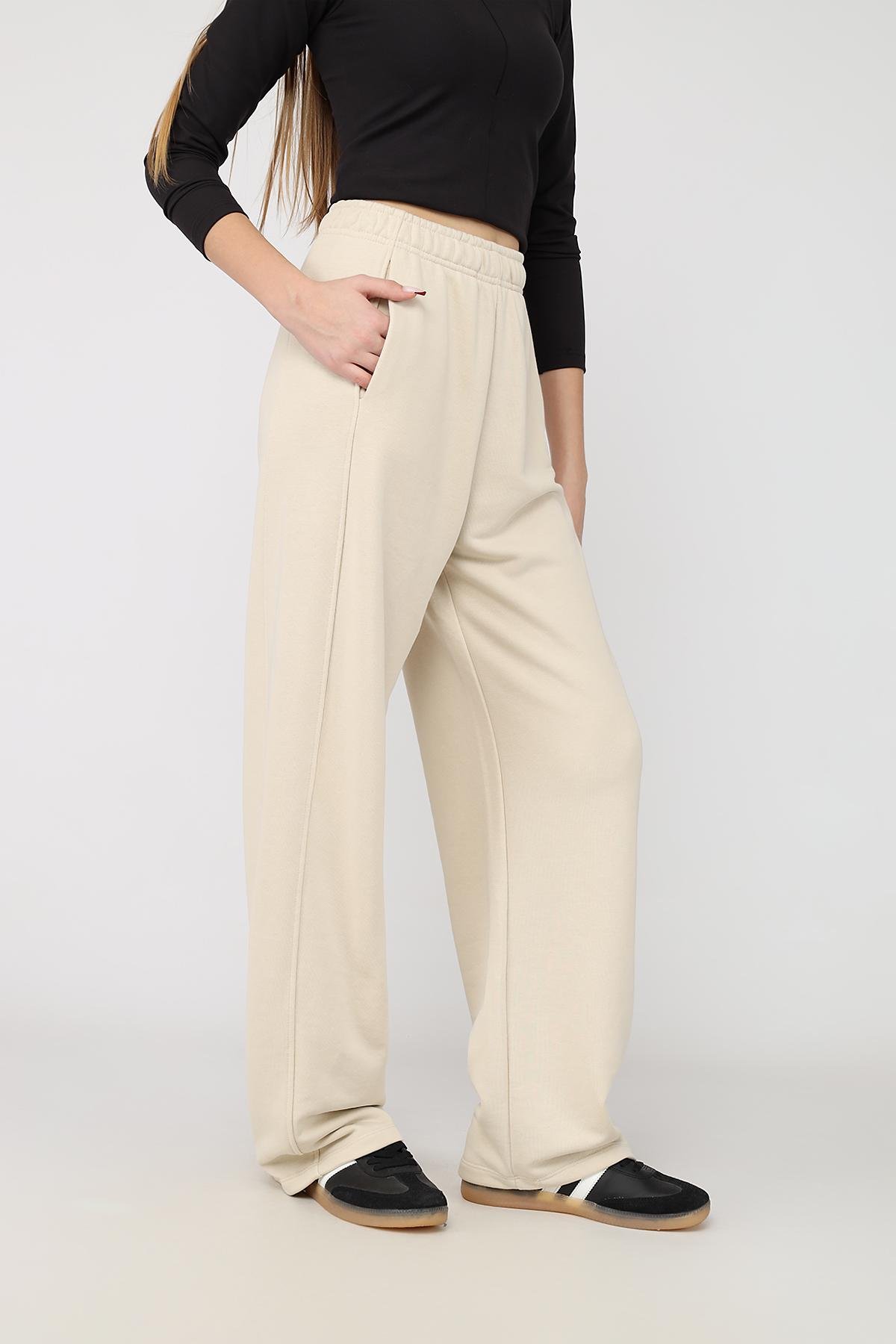 Брюки спортивные женские ЦБ-00283757 р. 44 Молочный (SKT001083579) Брюки спортивные женские ЦБ-00283757 р. 44 Молочный (SKT001083579)