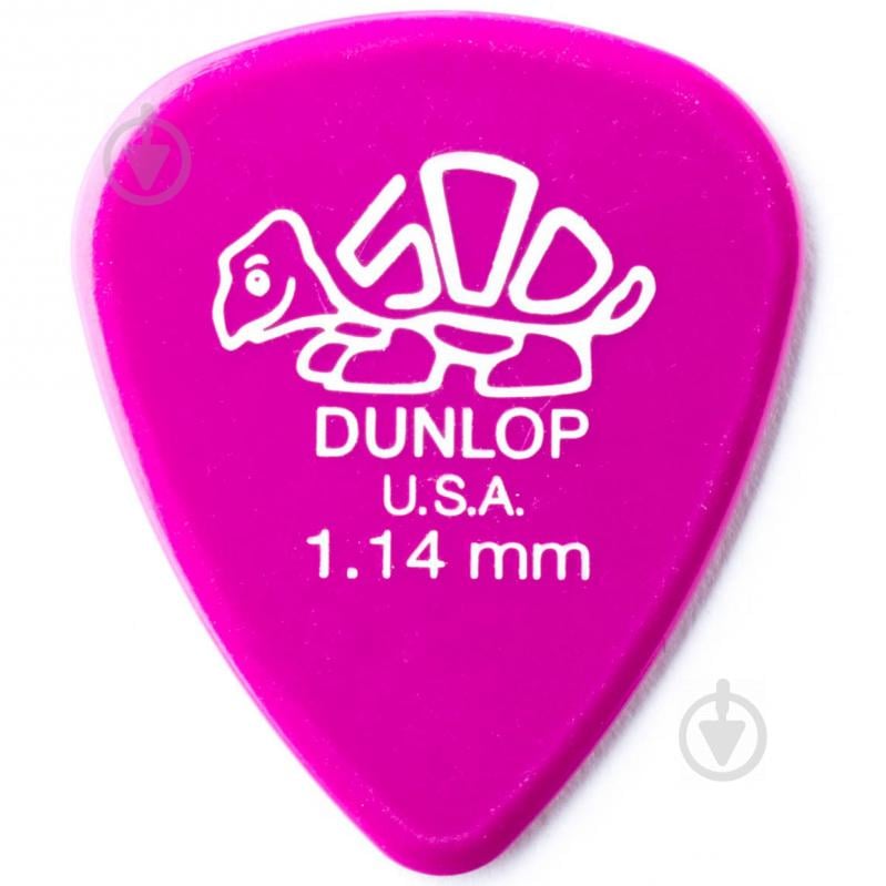Медиатор Dunlop 4100 Delrin 500 Standard Plectrum Guitar Pick 1.14 mm (1 шт.)