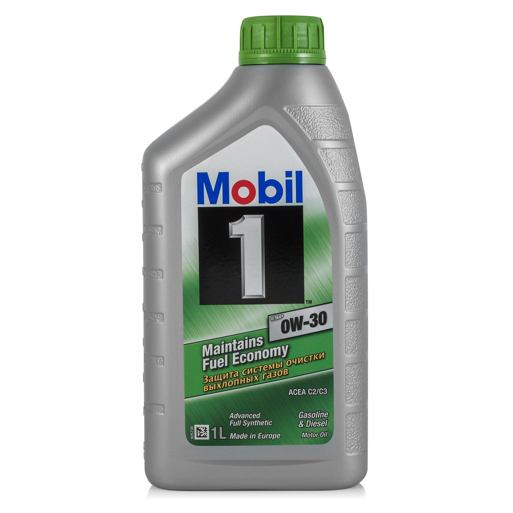 Моторное масло Mobil 1 ESP 0W-30 1 л