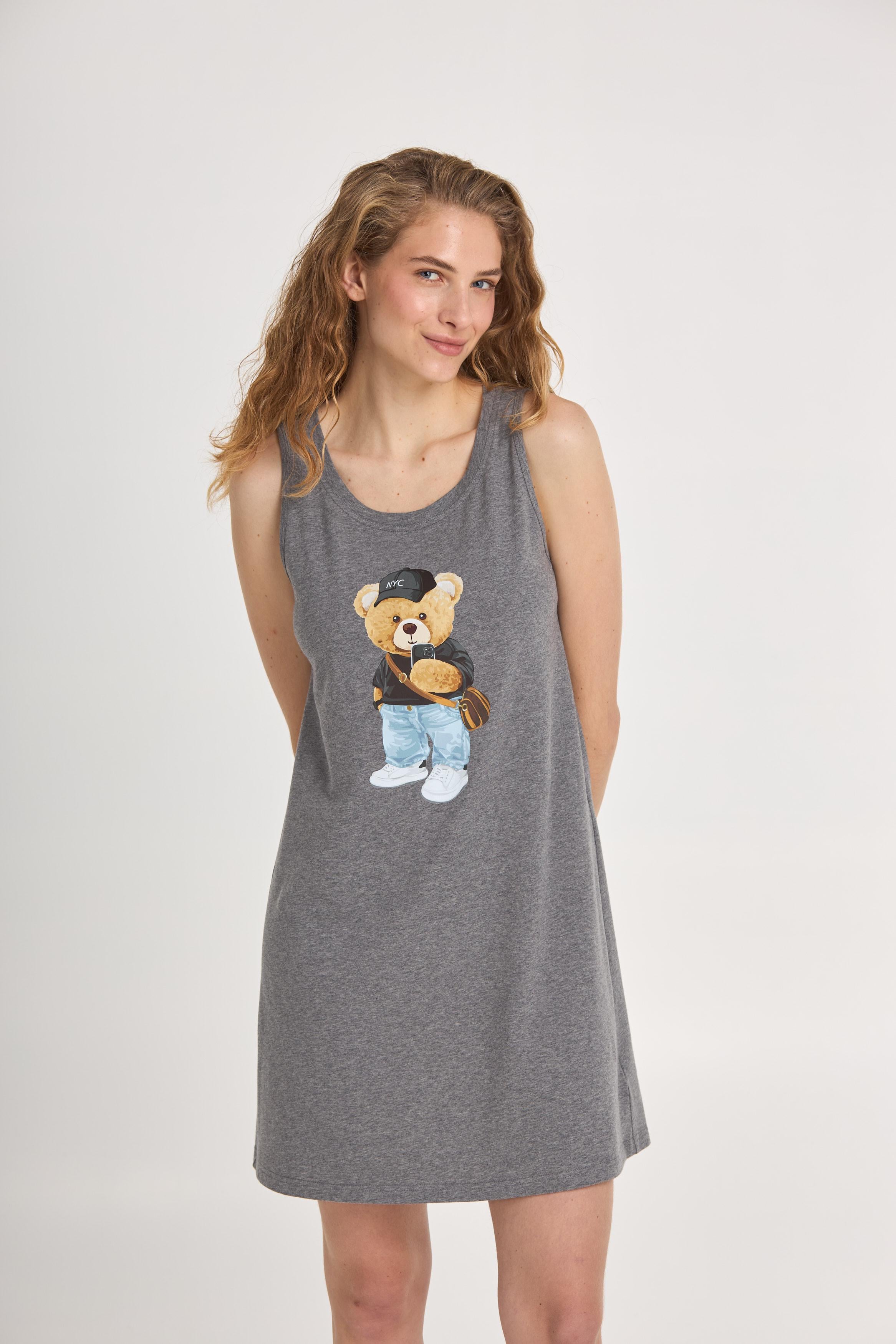 Ночная рубашка женская Ellen LAUNGE LUXE ldk 110/29/03 XL Серый