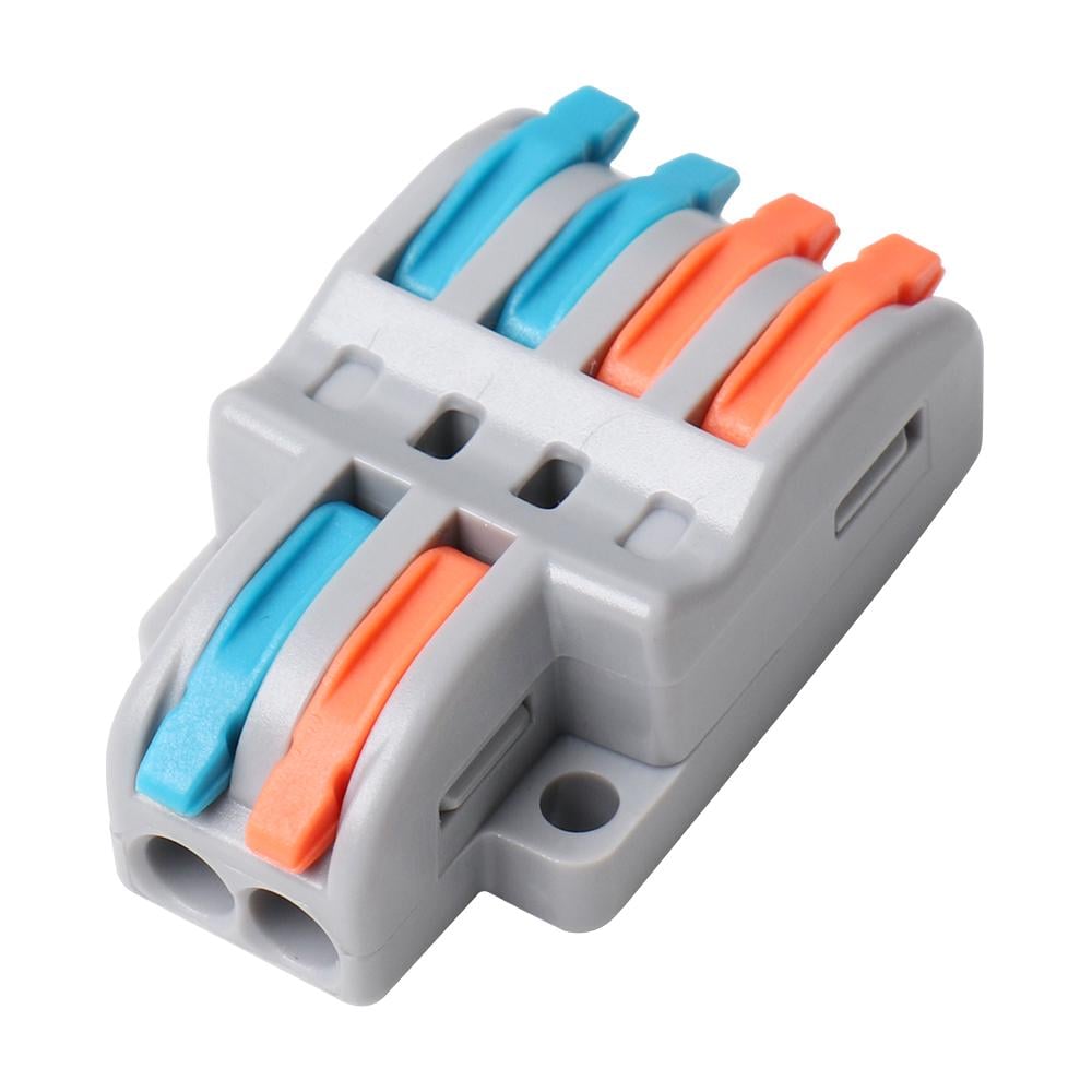 Клема швидкого монтажу Prolum RT-F24 ПВХ ділима з'єднувальна 6 гнізд (503074) Клема швидкого монтажу Prolum RT-F24 ПВХ ділима з'єднувальна 6 гнізд (503074)