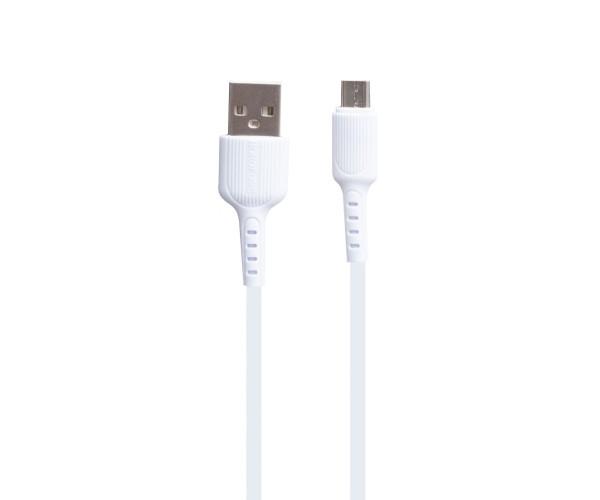 Устройство сетевое зарядное Borofone BA37A 2USB cable MicroUSB 2,4 A 12W 1 м White - фото 6