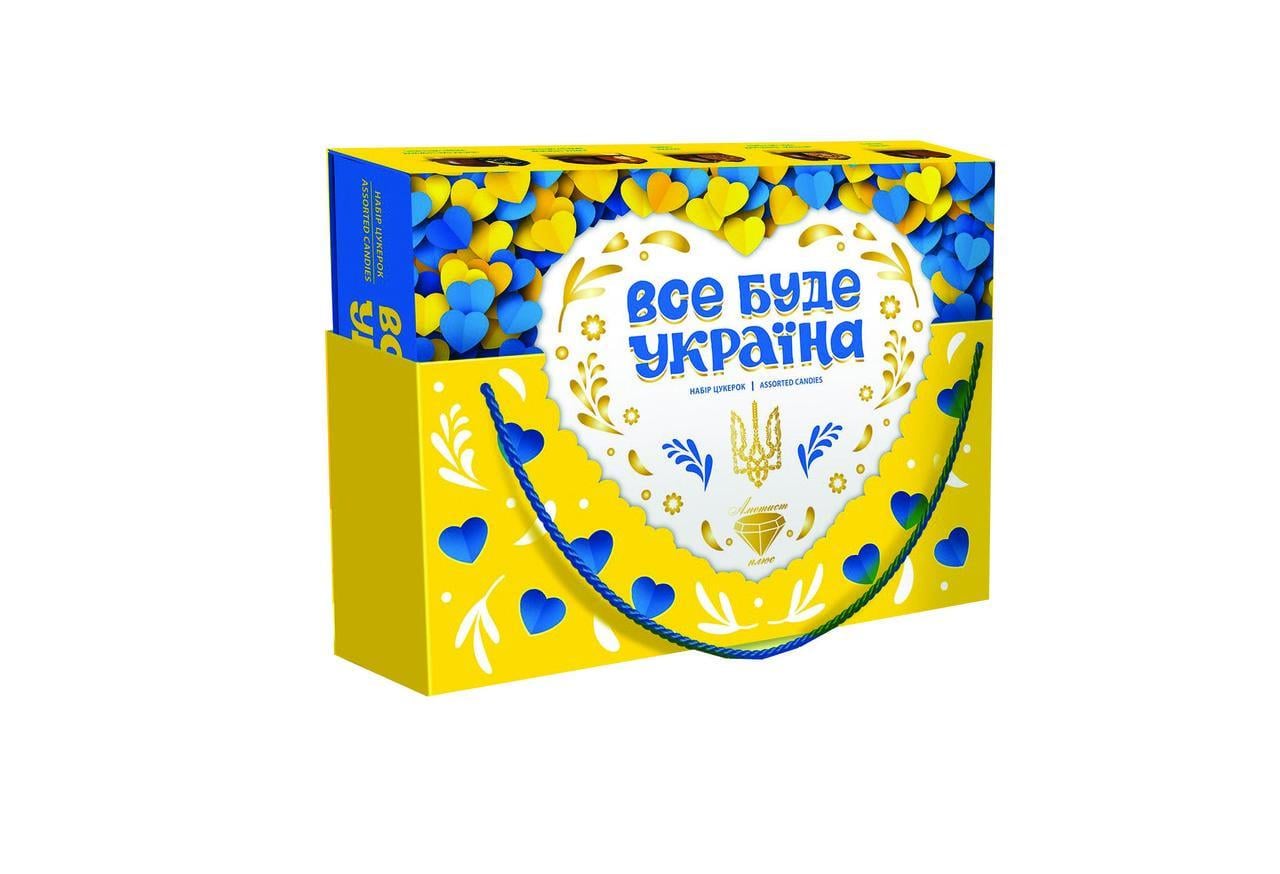 Набір цукерок АМЕТИСТ ПЛЮС Україна художня коробка 500 г (213684)