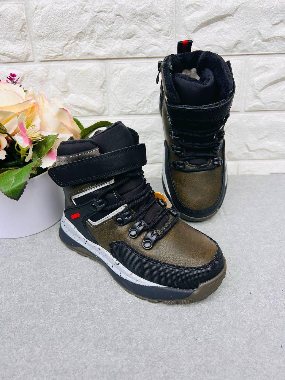 Черевики для хлопчика зимові Clibee 1883 р. 28 18,3 см Хакі (1883) Черевики для хлопчика зимові Clibee 1883 р. 28 18,3 см Хакі (1883)
