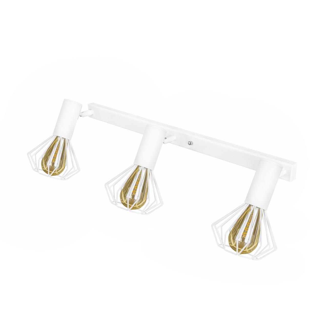 Спот MSK ELECTRIC Diadem под три лампы Е27 Белый (NL 22151-3W) - фото 2 Спот MSK ELECTRIC Diadem под три лампы Е27 Белый (NL 22151-3W) - фото 2