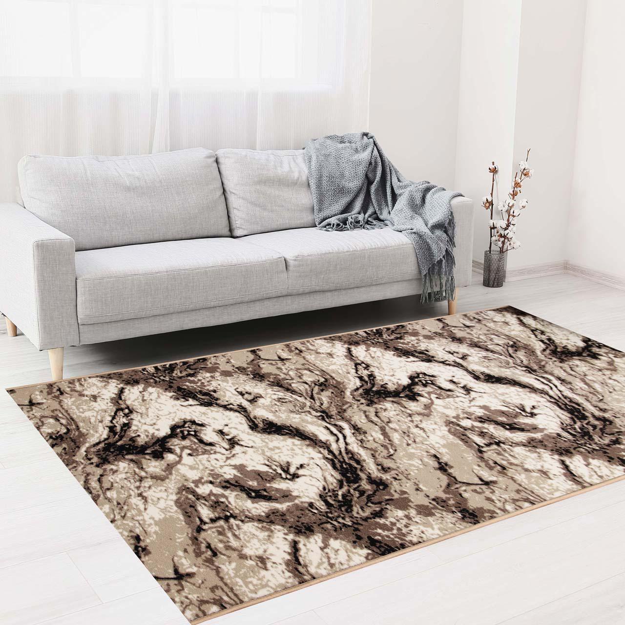 Ковер безворсовый на войлочной основе DAKARIA Print Run Мираж p13 2x2 м Бежевый (00-00019350) - фото 8 Ковер безворсовый на войлочной основе DAKARIA Print Run Мираж p13 2x2 м Бежевый (00-00019350) - фото 8