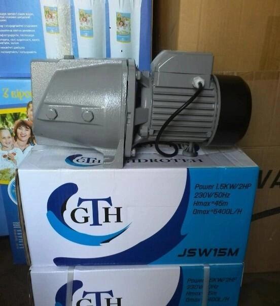 Поверхностный насос Gidroteh JSW 15M 1,5 кВт (12337561) - фото 3 Поверхностный насос Gidroteh JSW 15M 1,5 кВт (12337561) - фото 3