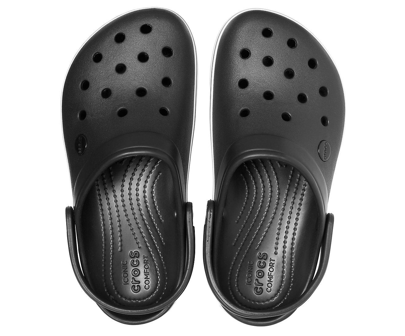 Сабо Crocs Crocband Platform Clog M7W9 р. 39 25,5 см Черный (205434) - фото 4