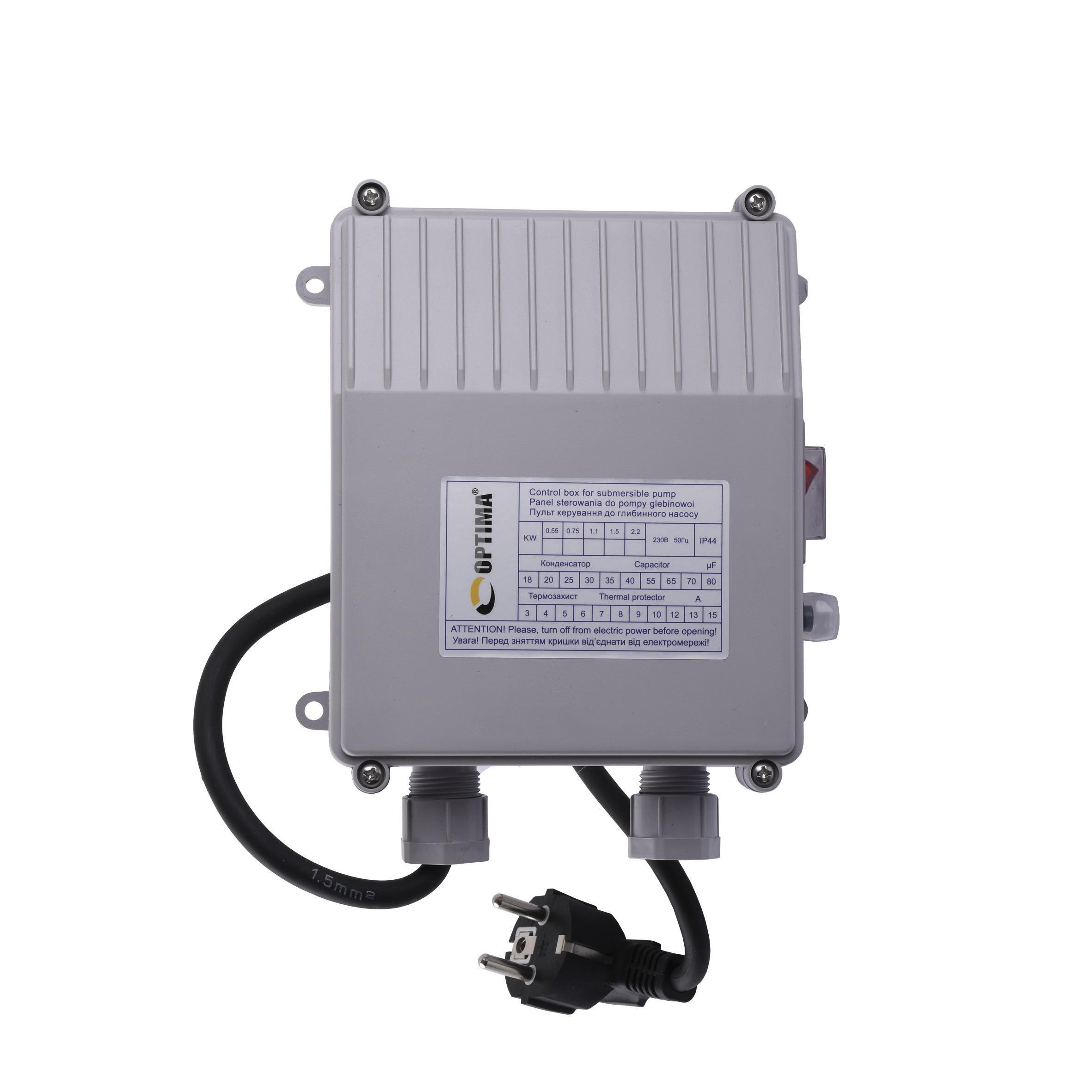 Пульт керування глибинного насоса Optima 2,2 кВт 80 мкФ 25А 4SD (GSR-000009113)