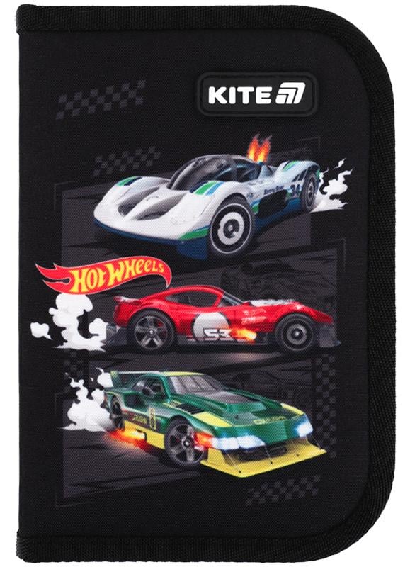 Пенал шкільний KITE HW25-622-1 Hot Wheels