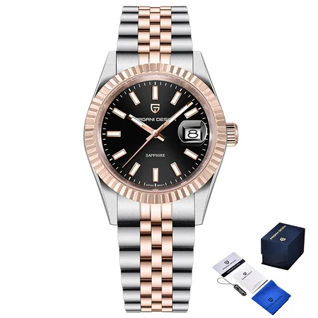 Наручные часы Pagani Design PD-1794M Silver/Rose Gold/Black