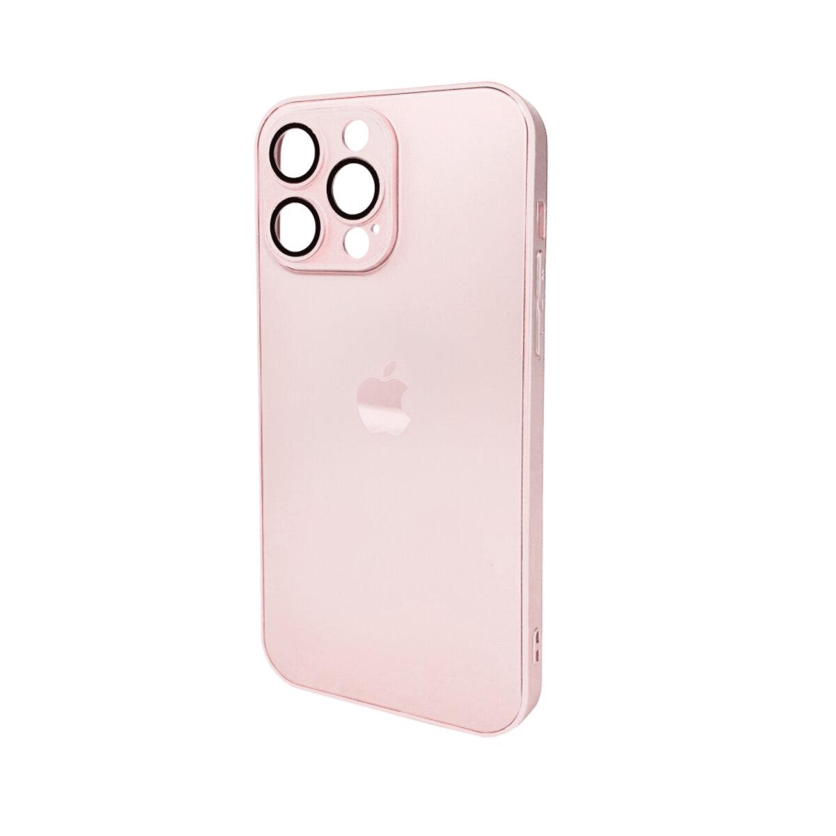 Противоударный чехол для Apple iPhone 15 Pro Max AG Glass Matt Frame Color / Chanel Pink