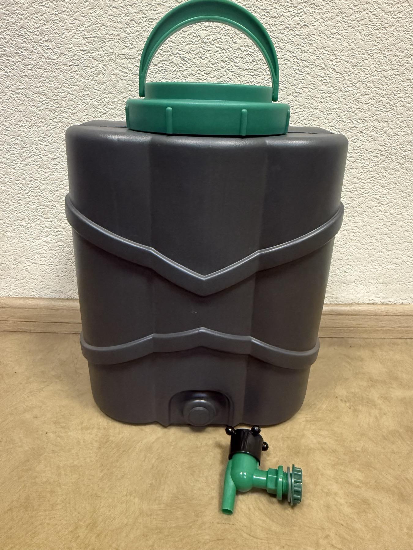 Рукомийник з харчового пластика 15 л горловина Ø 150 мм 370х180х300 мм (67332775)