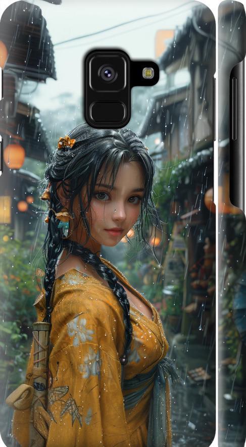 Чехол на Samsung Galaxy A8 2018 A530F Anime-girl (6133m-1344-42517)