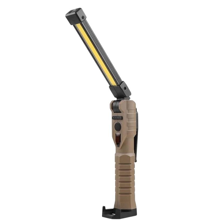 Ліхтар світлодіодний з Power Bank WL01-XPE/COB три режими світла магніт гачок Бежевий