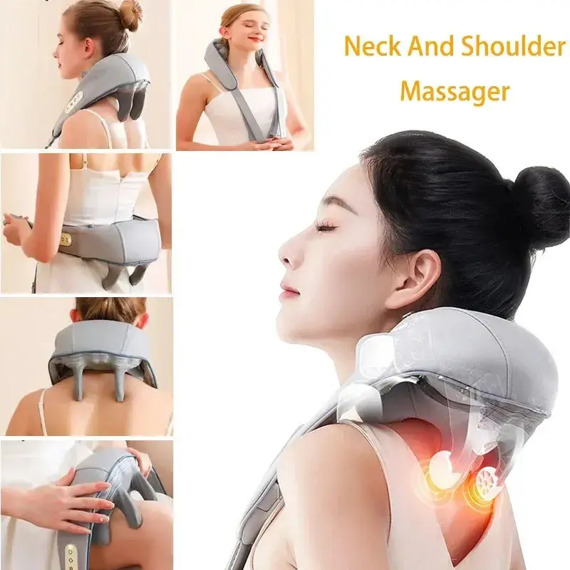 Массажер ударный для плеч и шеи с подогревом Massager Shoulder Neck Z9 (27138732) - фото 3 Массажер ударный для плеч и шеи с подогревом Massager Shoulder Neck Z9 (27138732) - фото 3