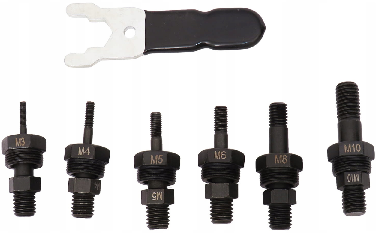 Заклепник на шурупокрут POWERMAT/Адаптер для заклепок 8 елементів (PM099112) - фото 6