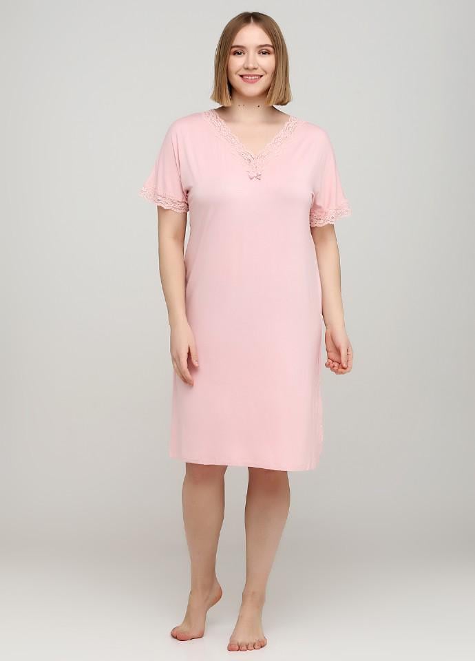 Ночная рубашка Cotpark 4XL Розовый (13339-17)