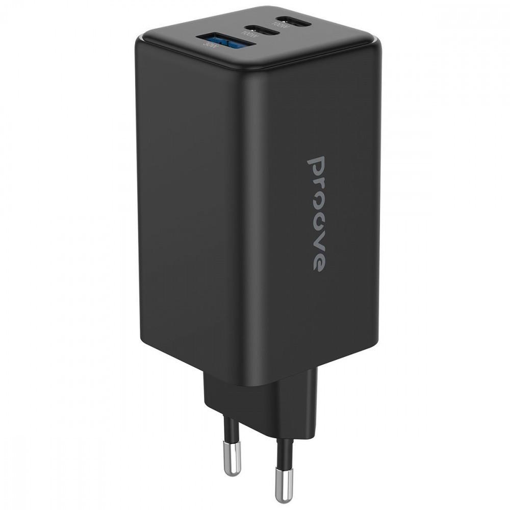 Зарядное устройство Proove Pocket GaN Max 100W 2Type-C/USB Black Зарядное устройство Proove Pocket GaN Max 100W 2Type-C/USB Black